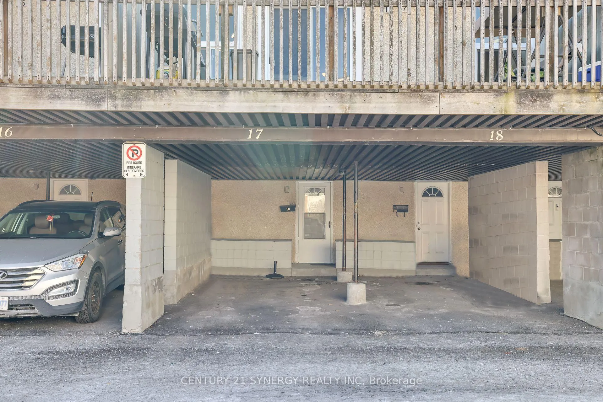 Front of Unit 17, 3415 Uplands Drive