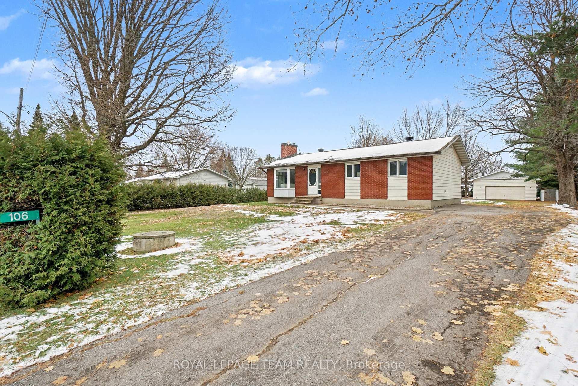 Front of 106 Snowbird Lane