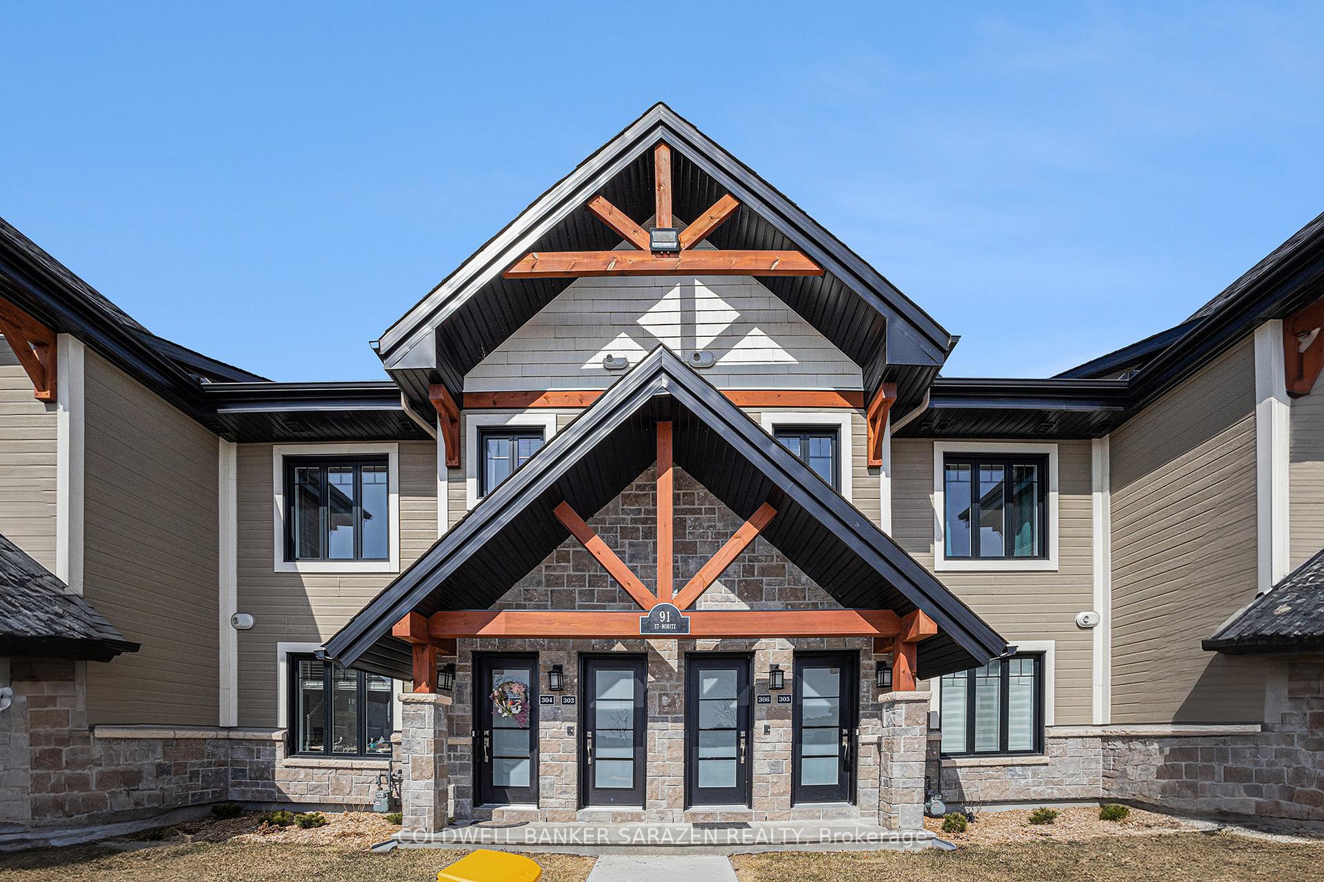 Front of Unit 306, 91 St Moritz Trail