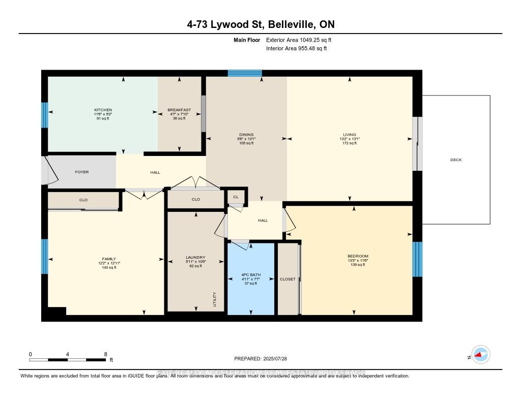 Photo 45 of Unit Unit #4, 73 Lywood Street, Belleville, Thurlow Ward — HOMEH