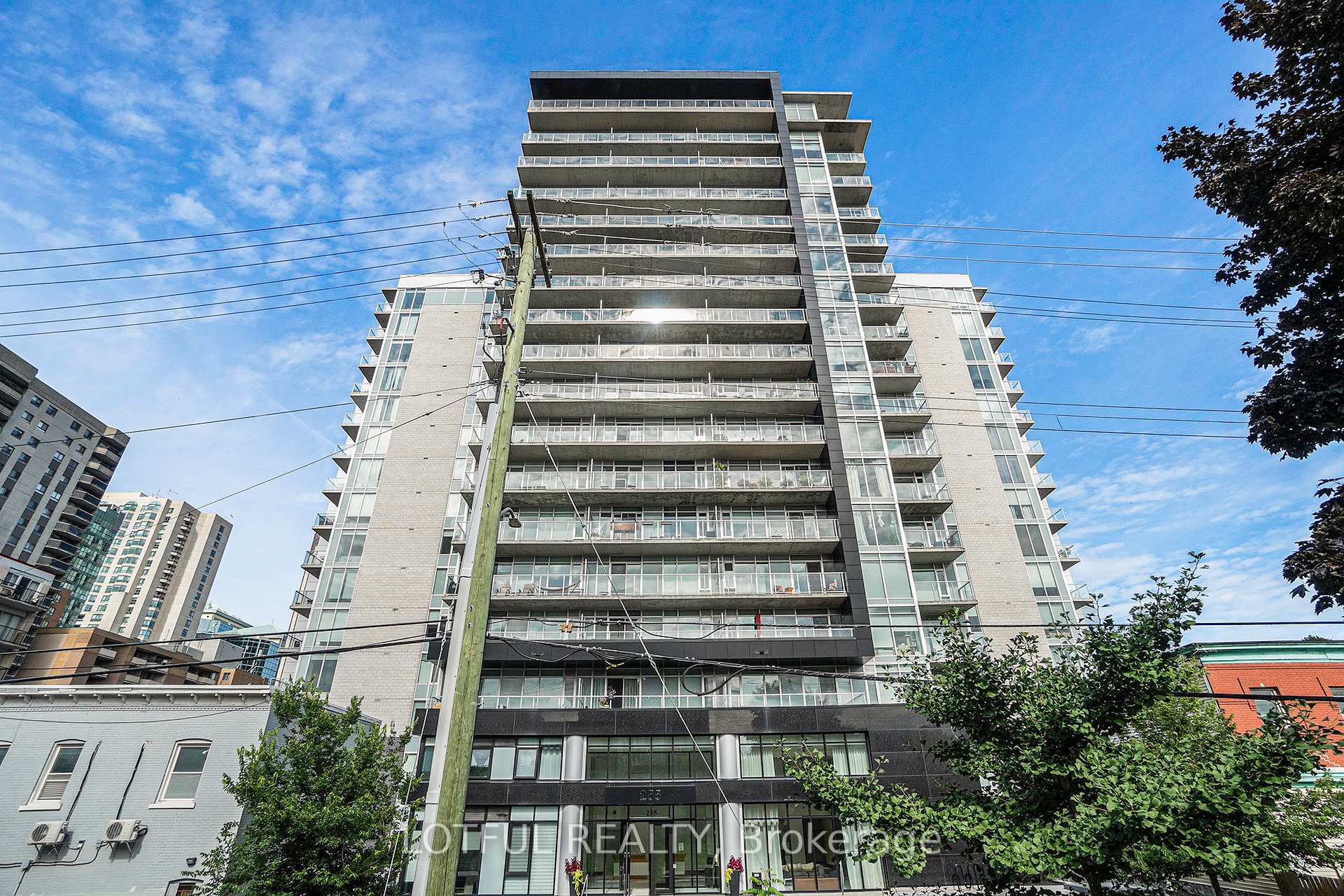 Front of Unit 1705, 255 Bay Street