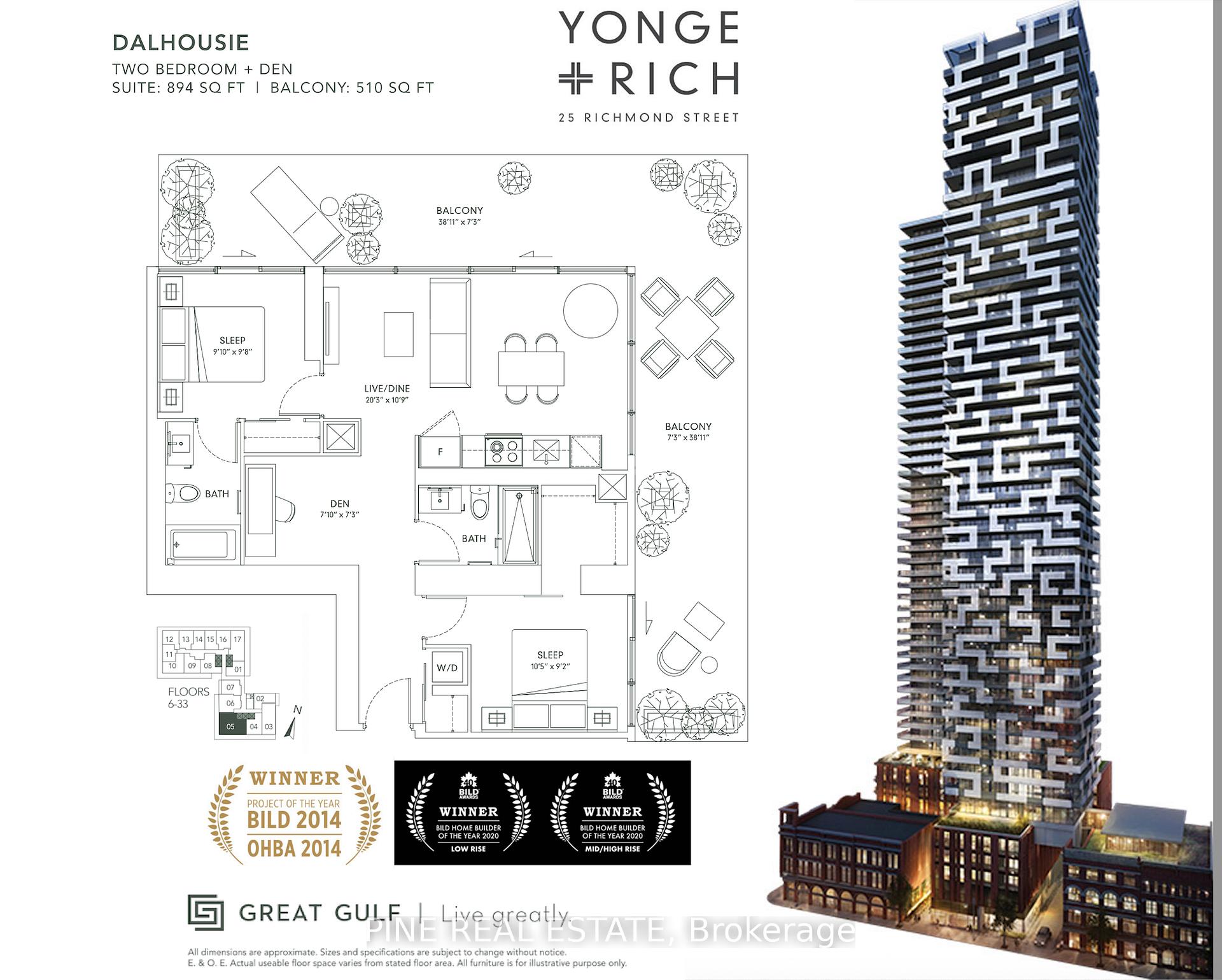 Photo 50 of Unit 1305, 25 Richmond Street E, Toronto, Church-Yonge Corridor — HOMEH