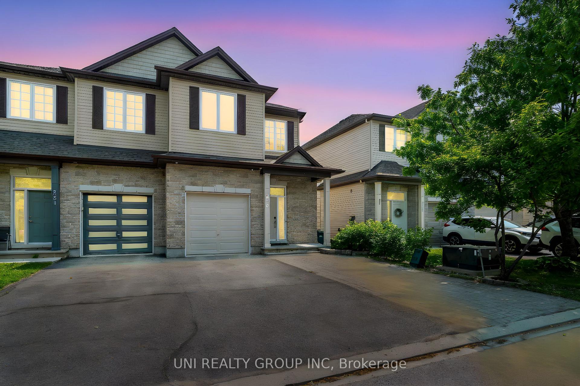 Photo 1 of 279 Harthill Way, Ottawa, Barrhaven - Heritage Park — HOMEH