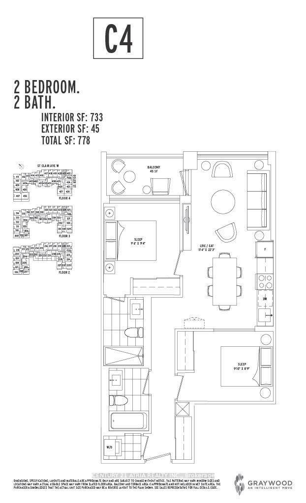 Photo 1 of Unit 421, 1787 st.clair Avenue W, Toronto, Weston-Pellam Park — HOMEH