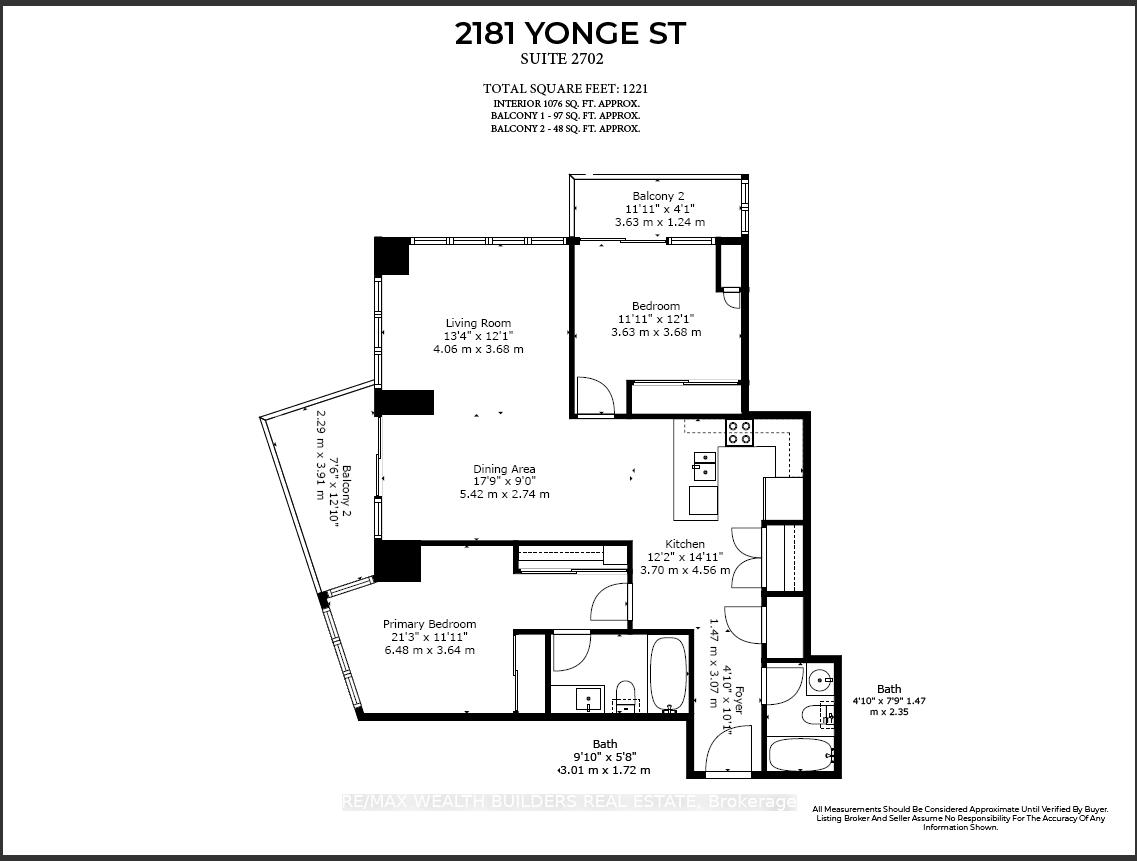 Photo 4 of Unit 2702, 2181 Yonge Street, Toronto, Mount Pleasant West — HOMEH