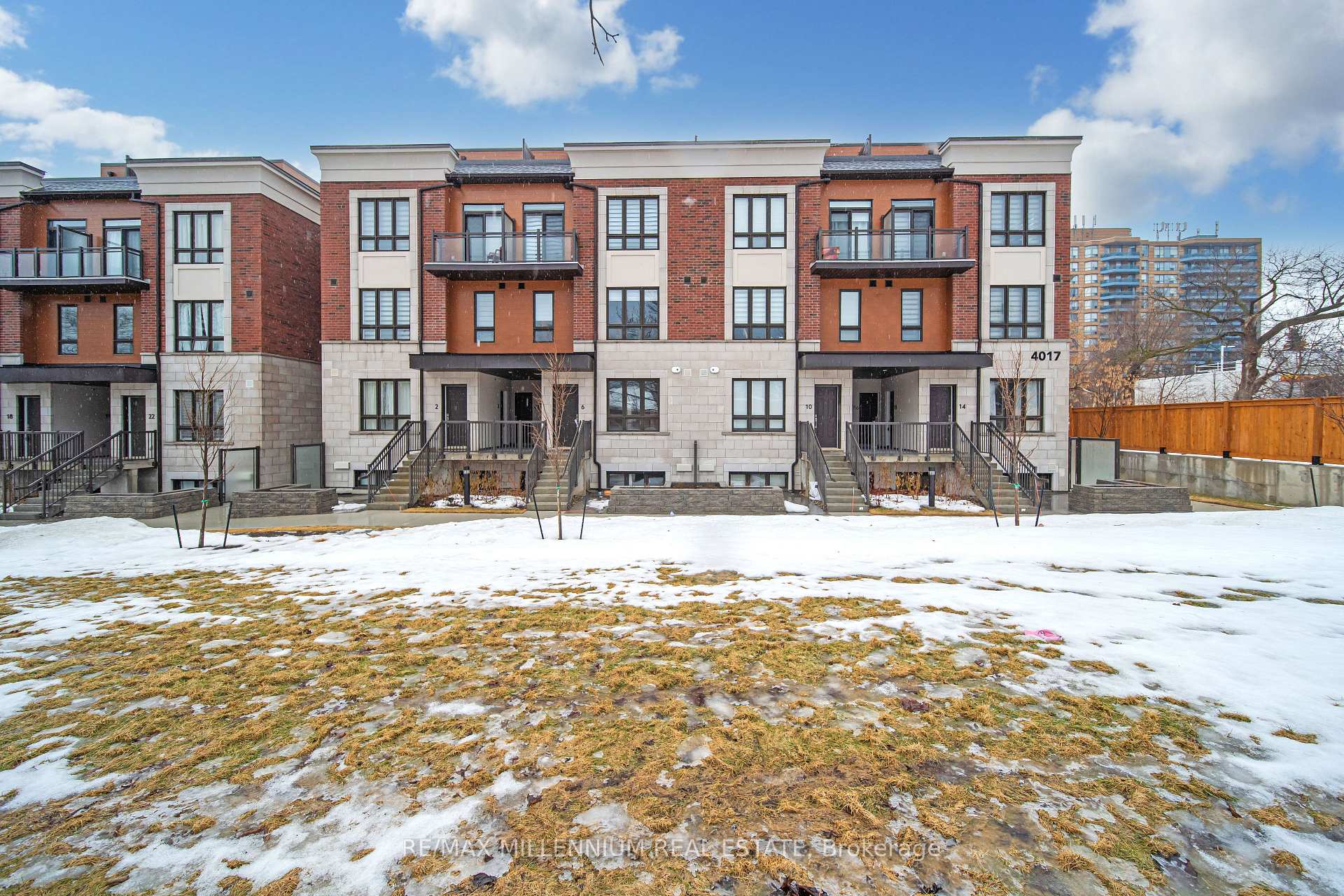 Front of Unit 16, 4017 Hickory Drive