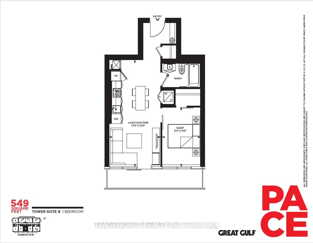 Photo 3 of Unit 1503, 159 Dundas Street E, Toronto, Church-Yonge Corridor — HOMEH