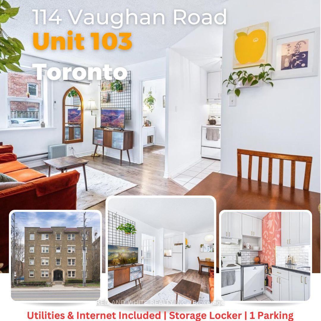 Front of Unit 103, 114 Vaughan Road