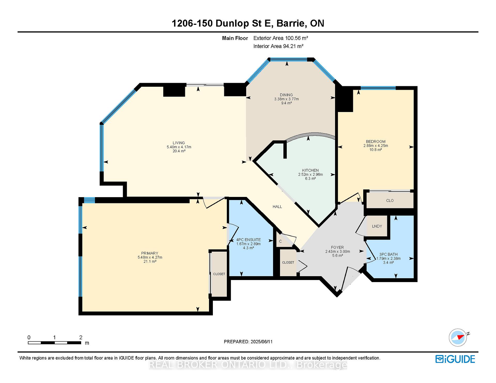 Photo 9 of Unit 1206, 150 Dunlop Street E, Barrie, City Centre — HOMEH