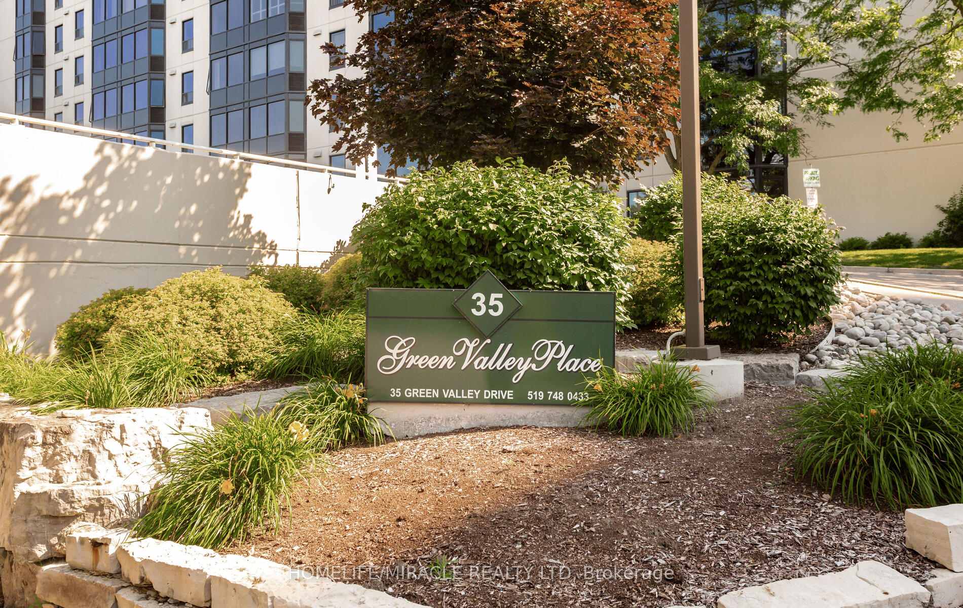 Front of Unit 1705, 35 Green Valley Drive