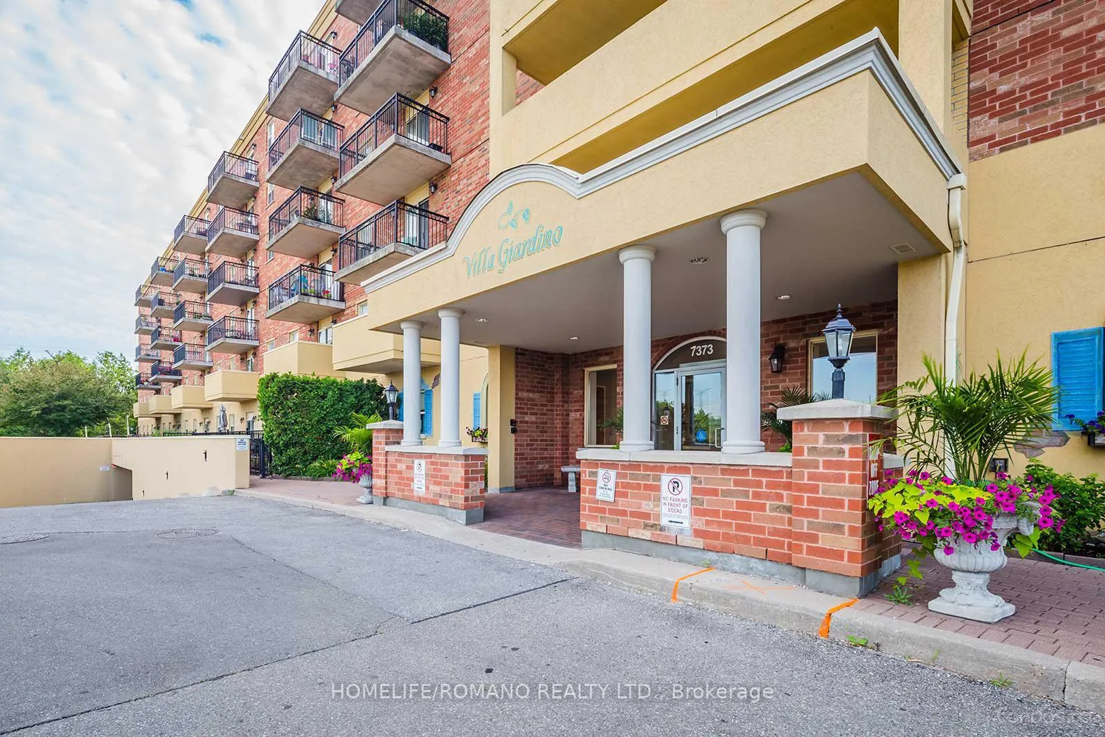 Front of Unit 614, 7373 Martin Grove Road