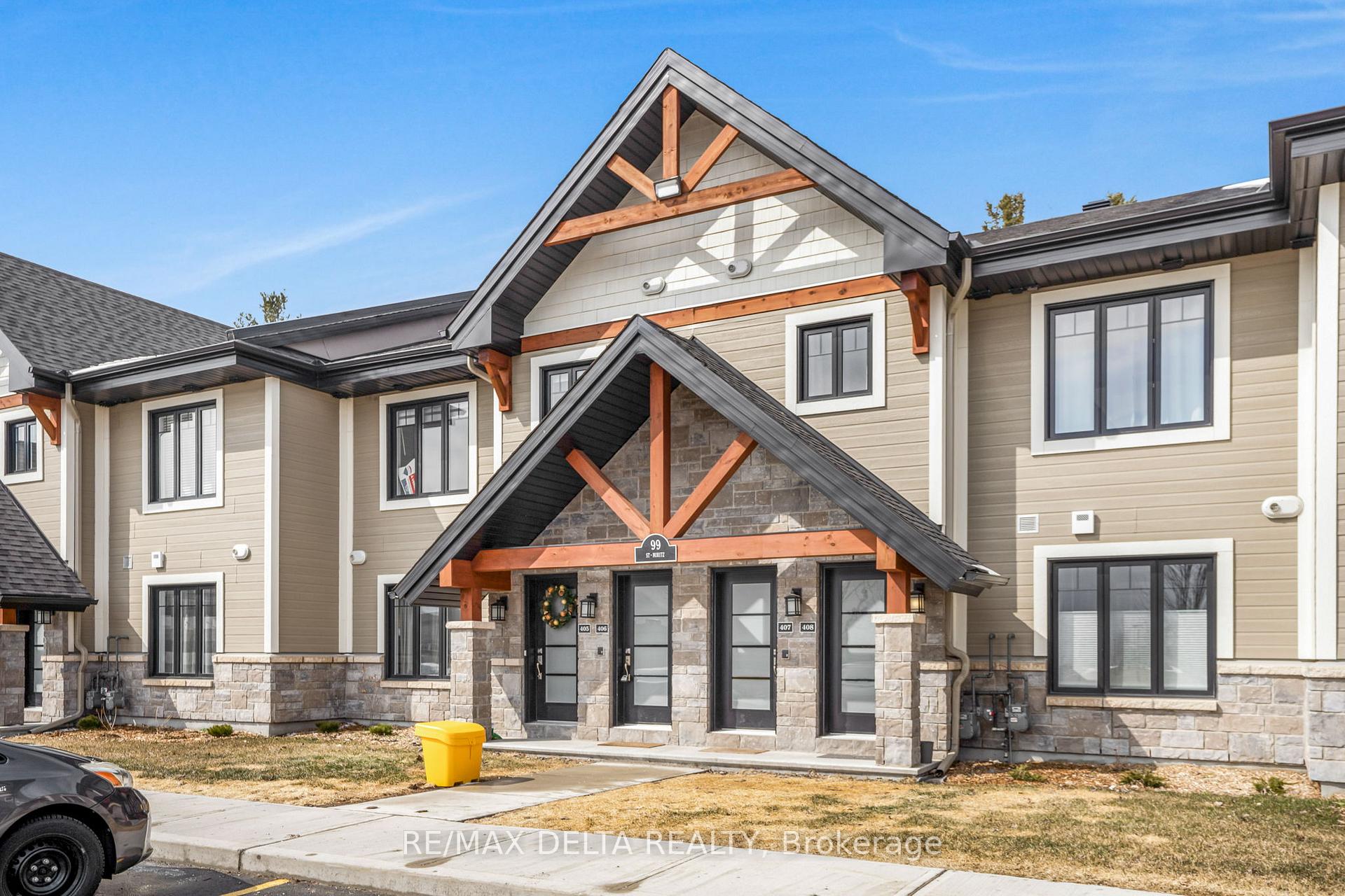 Front of Unit #406, 99 ST Moritz Terrace