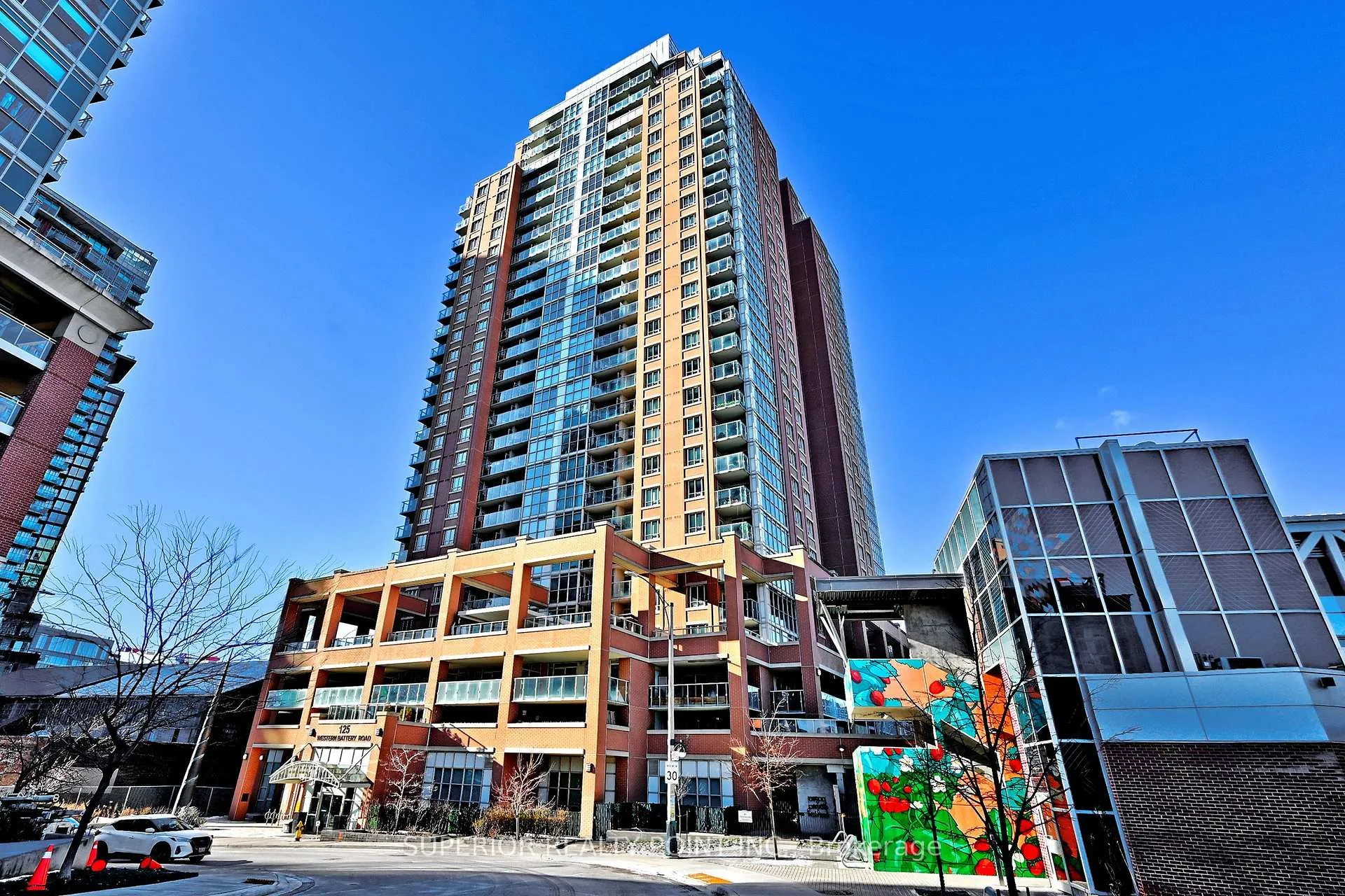 Front of Unit 2316, 125 Western Battery Road