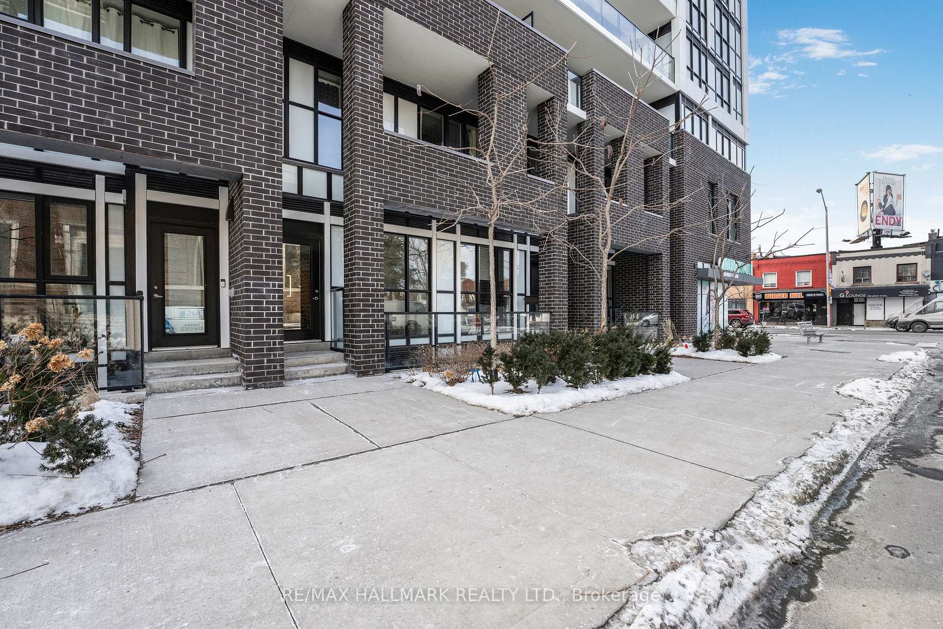 Front of Unit TH 103, 2301 Danforth Avenue