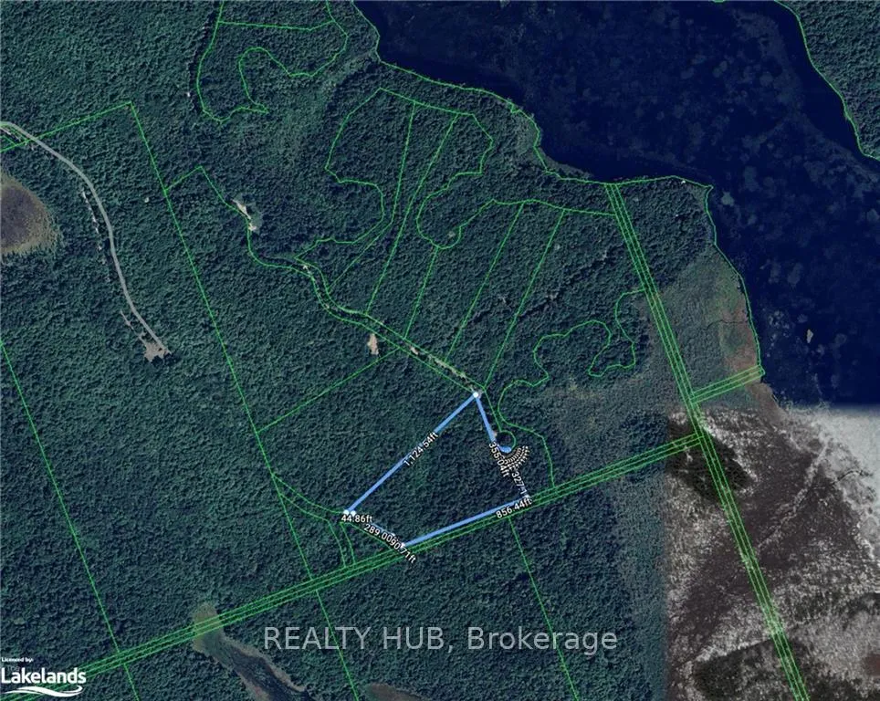 Front of LOT 18 Axe Lake Road