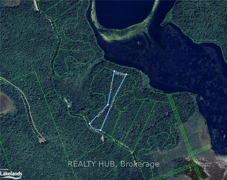 Front of LOT 13 Axe Lake Road