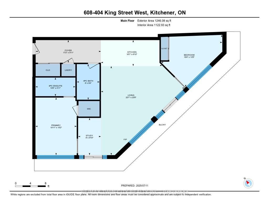 Photo 30 of Unit 608, 404 King Street W, Kitchener — HOMEH