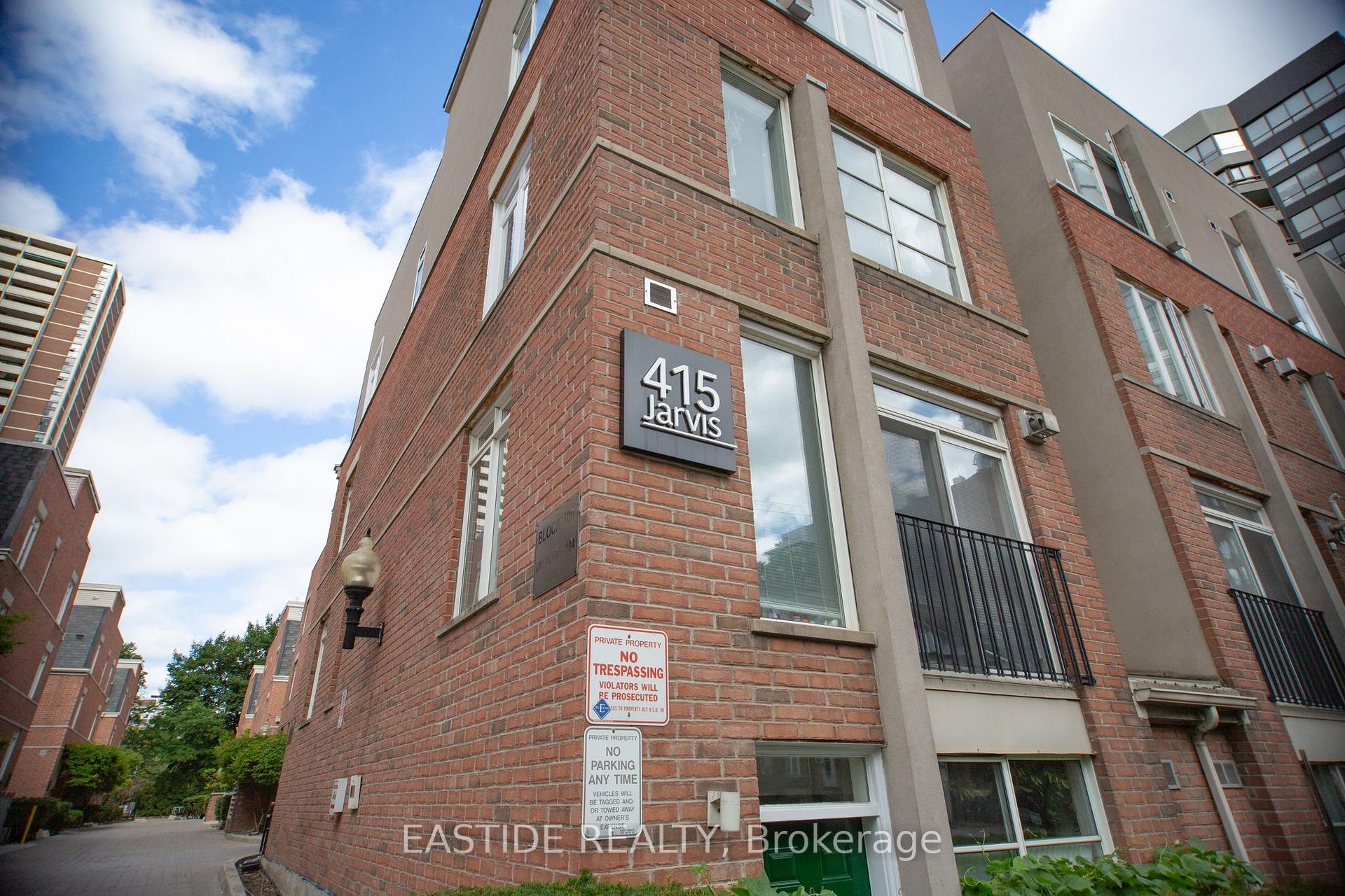 Front of Unit 119, 415 Jarvis Street