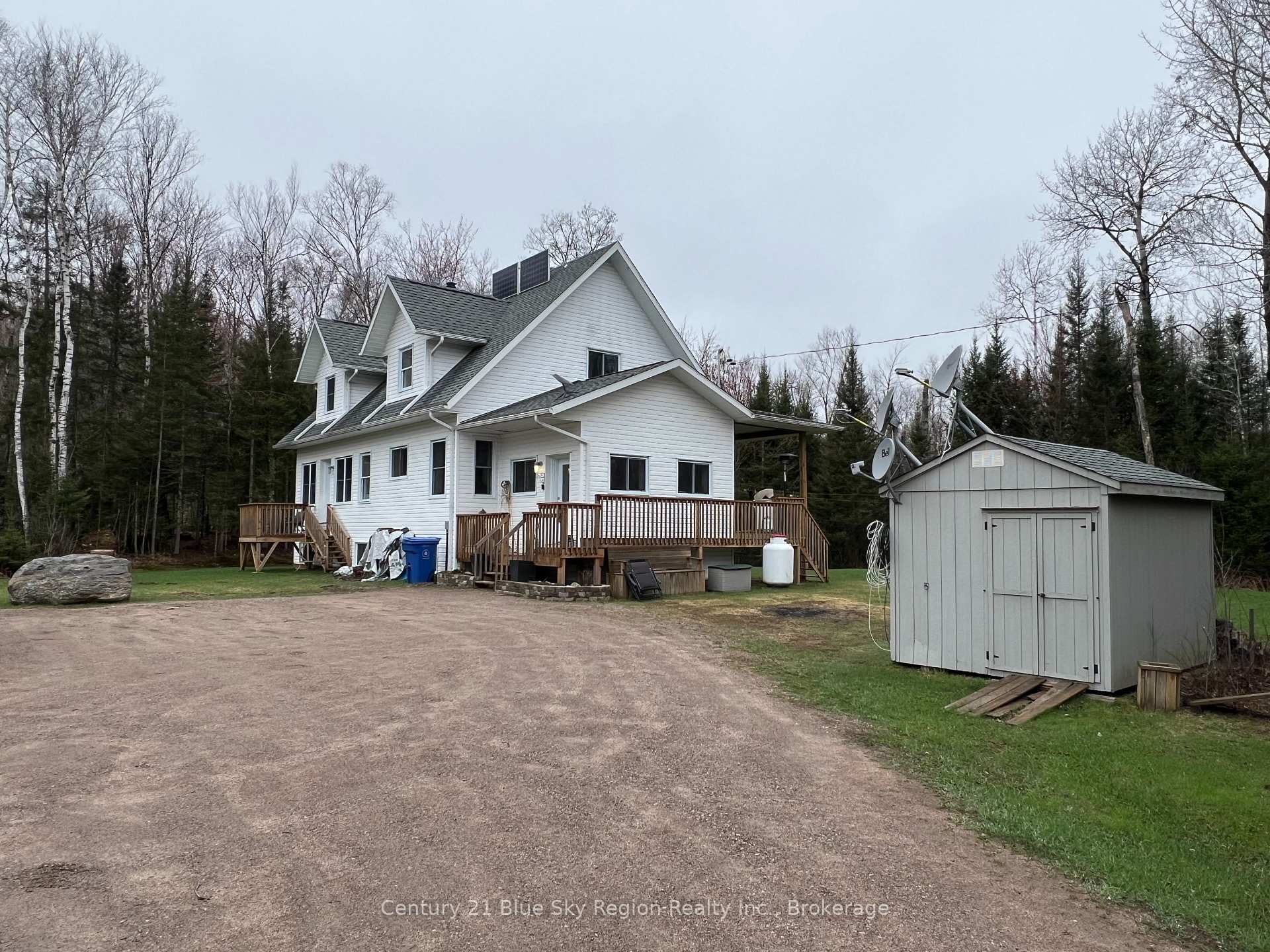 Front of 1141 Alderdale Road