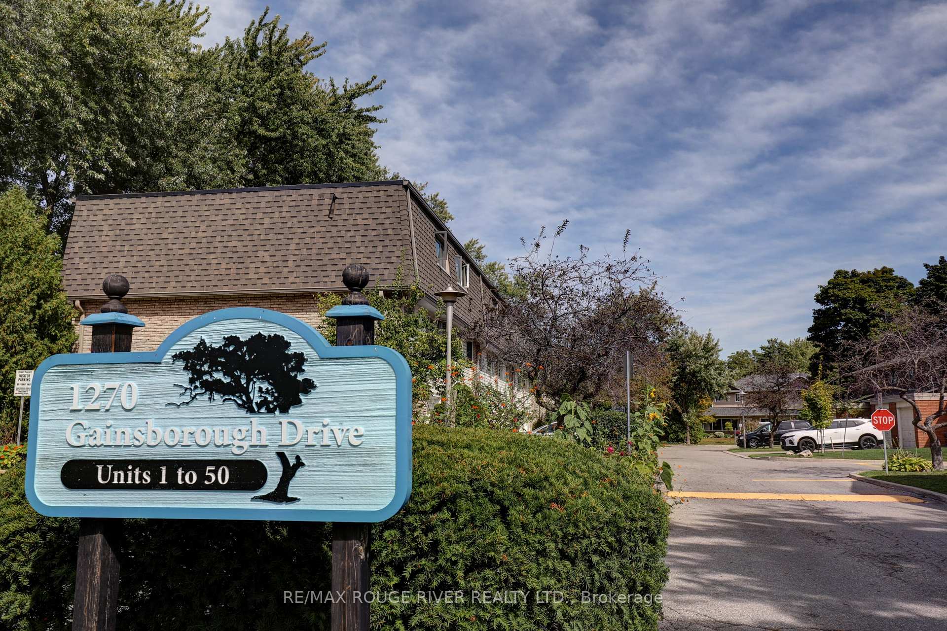 Front of Unit 1, 1270 Gainsborough Drive