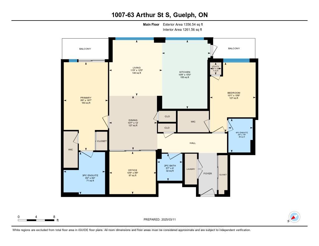 Photo 5 of Unit 1007, 63 Arthur Street S, Guelph, St. Patrick's Ward — HOMEH