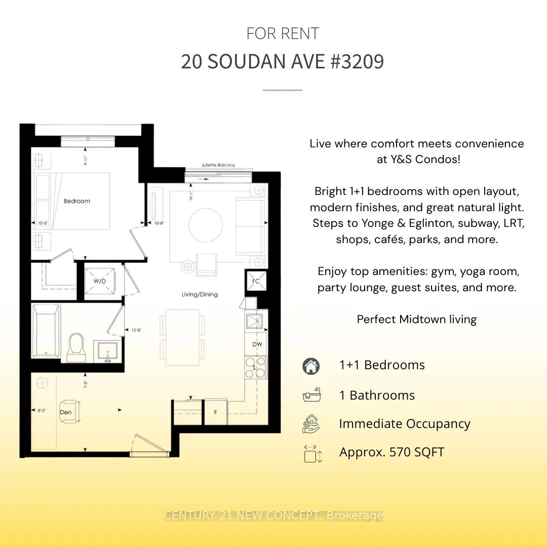 Photo 1 of Unit 3209, 20 Soudan Avenue, Toronto, Mount Pleasant West — HOMEH