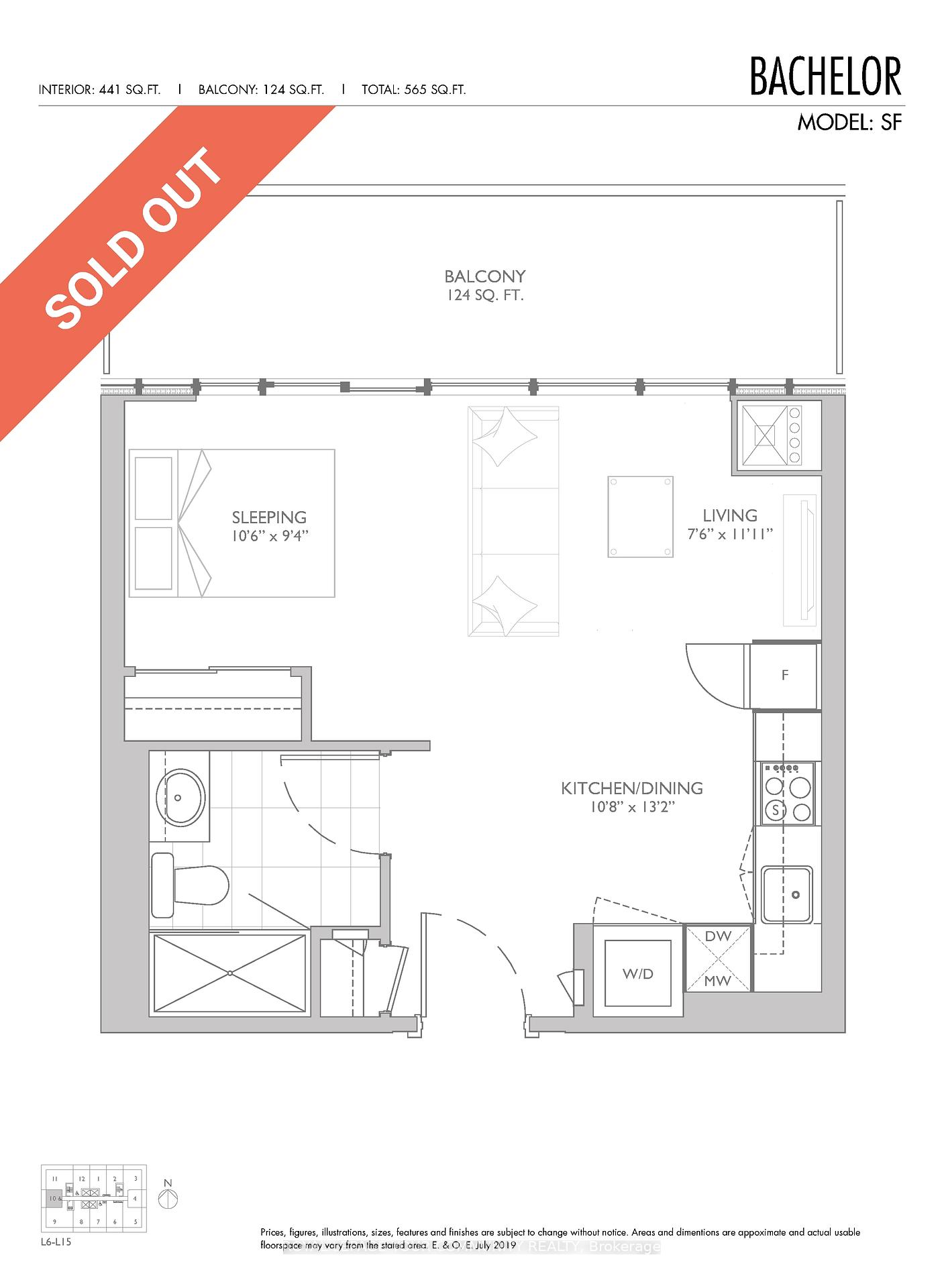Photo 1 of Unit 1310, 65 Broadway Avenue, Toronto, Mount Pleasant West — HOMEH
