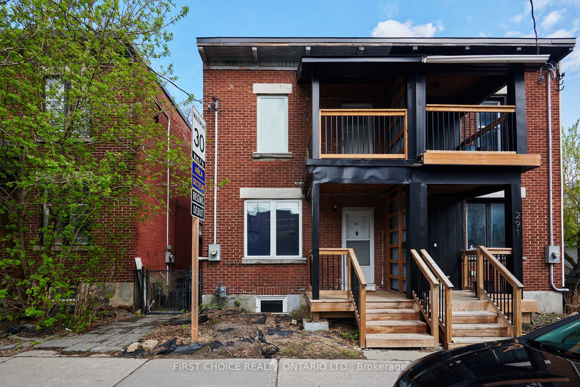 Front of 293 Powell Avenue