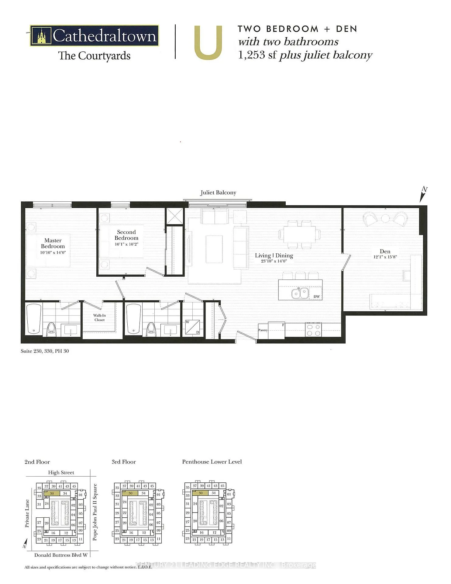 Photo 2 of Unit Ph30, 101 Cathedral High Street, Markham, Cathedraltown — HOMEH