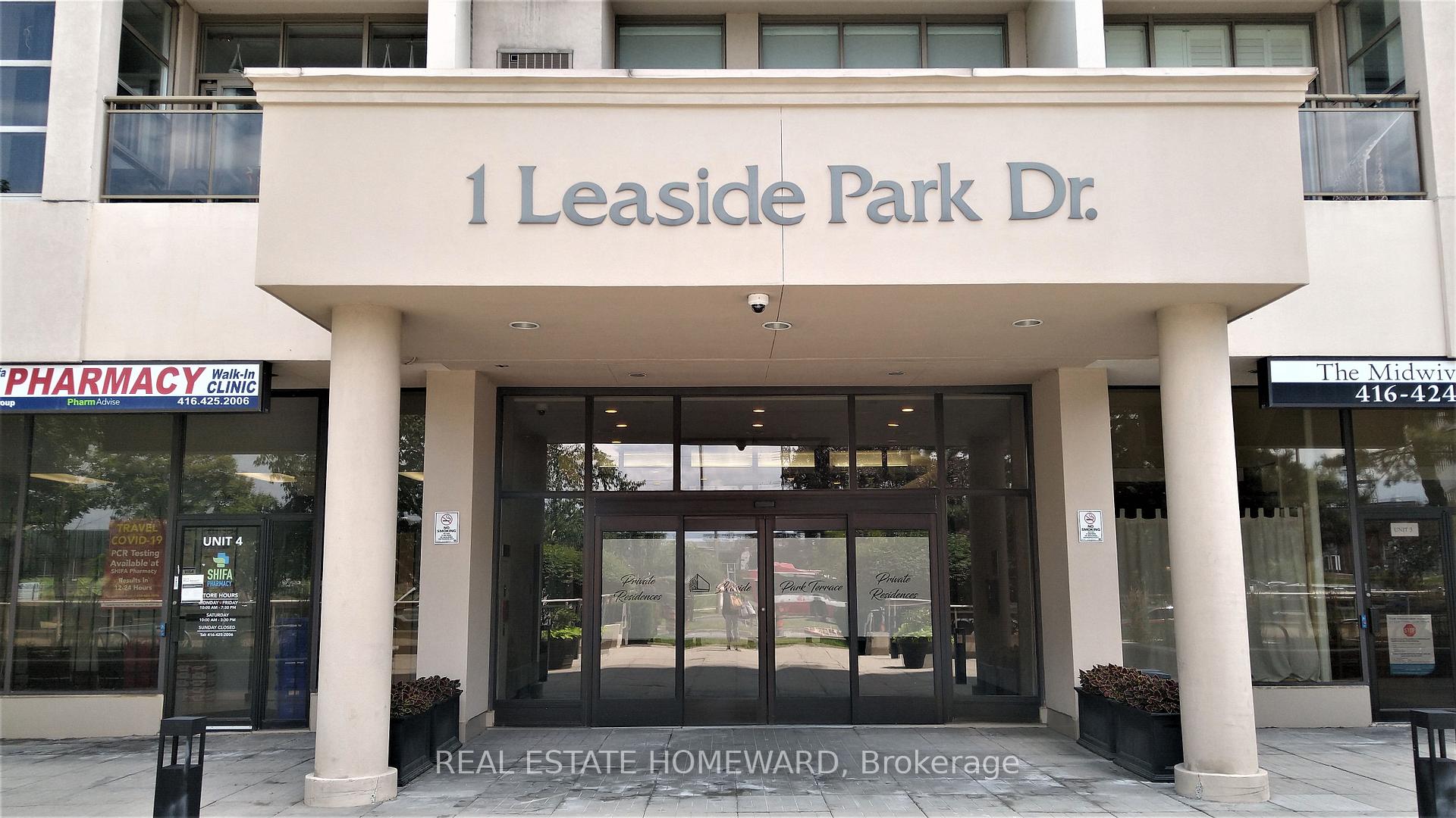 Front of Unit 417, 1 Leaside Park Drive