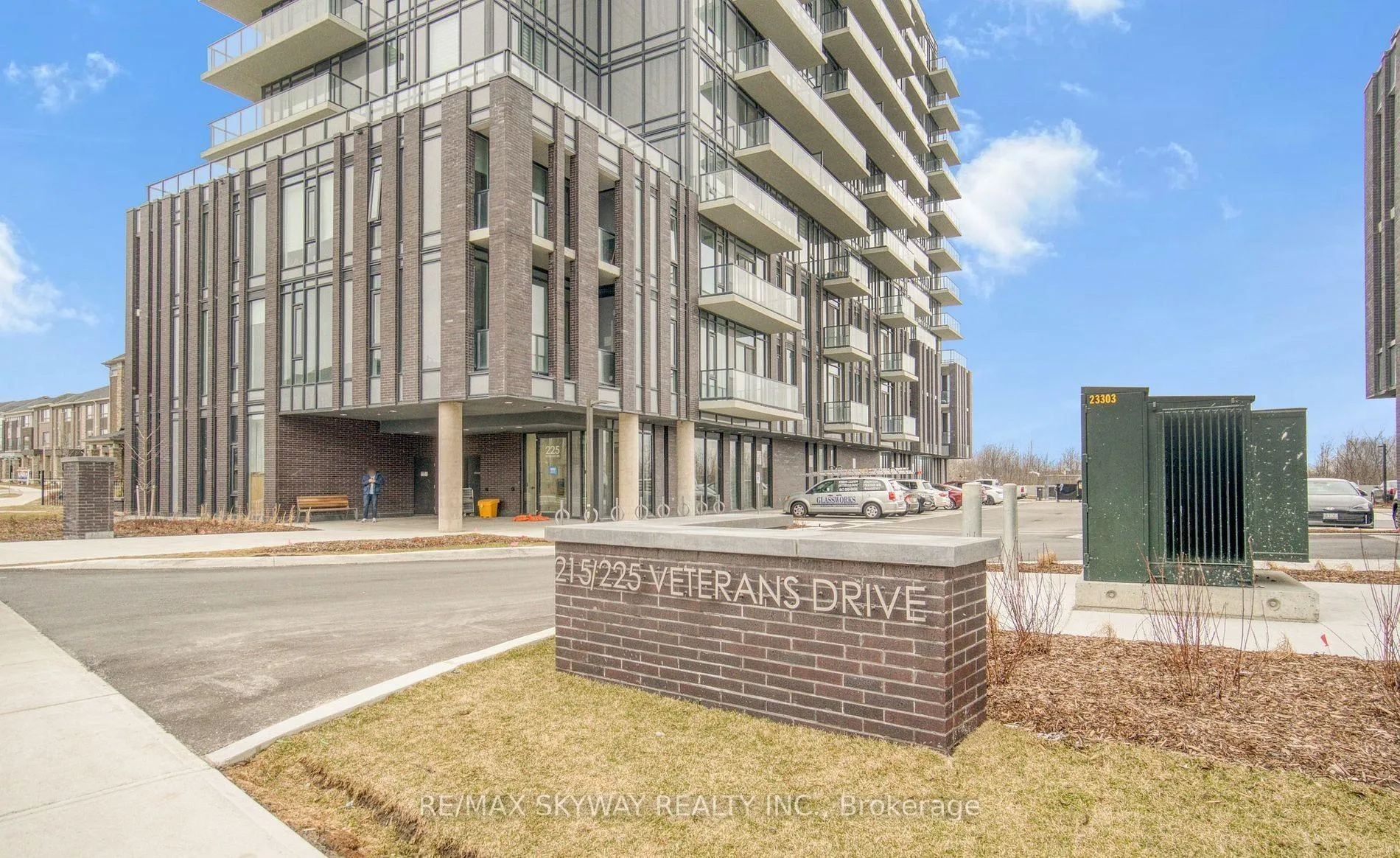 Front of Unit 201, 225 Veterans Drive