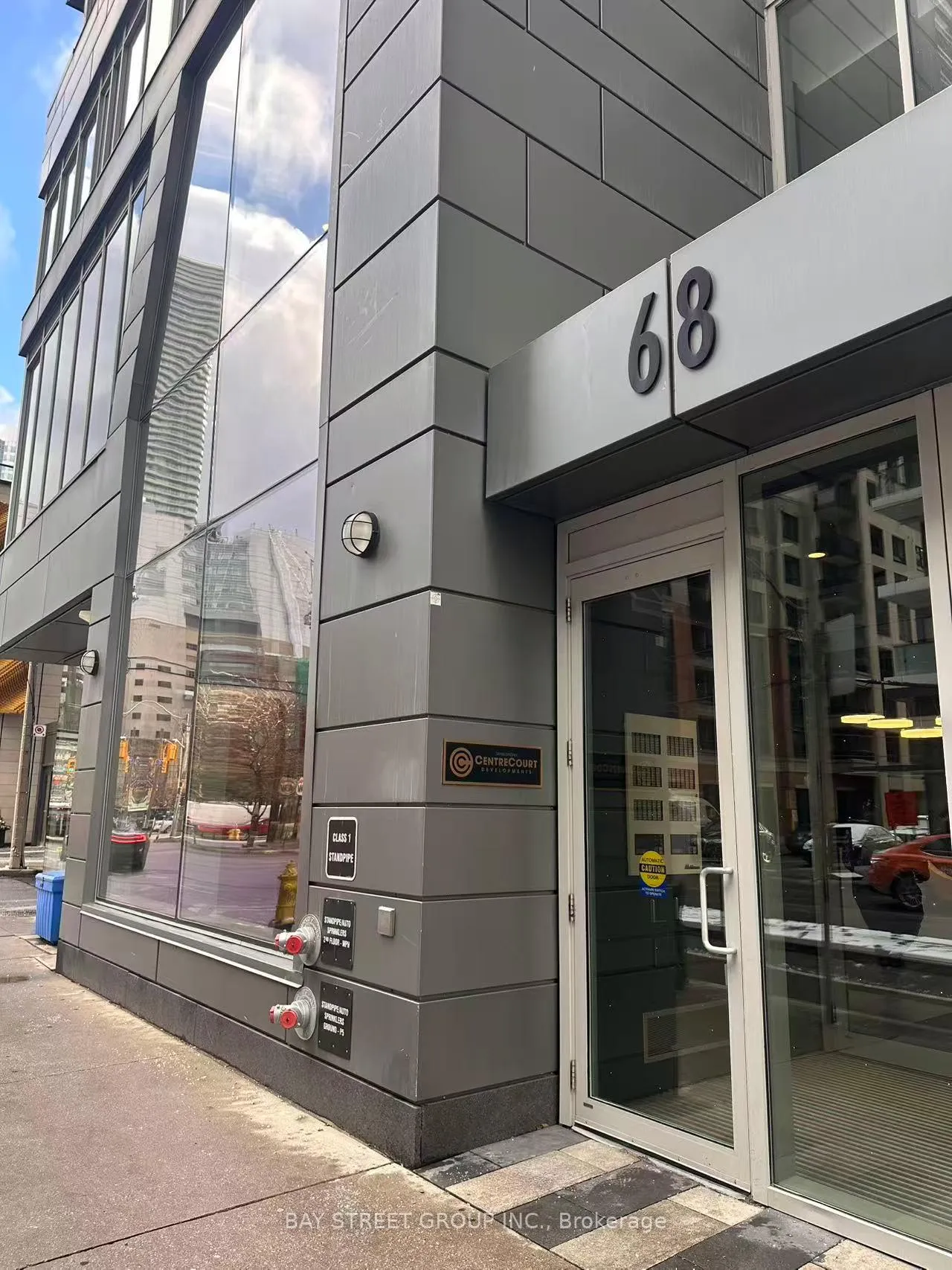 Front of Unit 2608, 68 Shuter Street