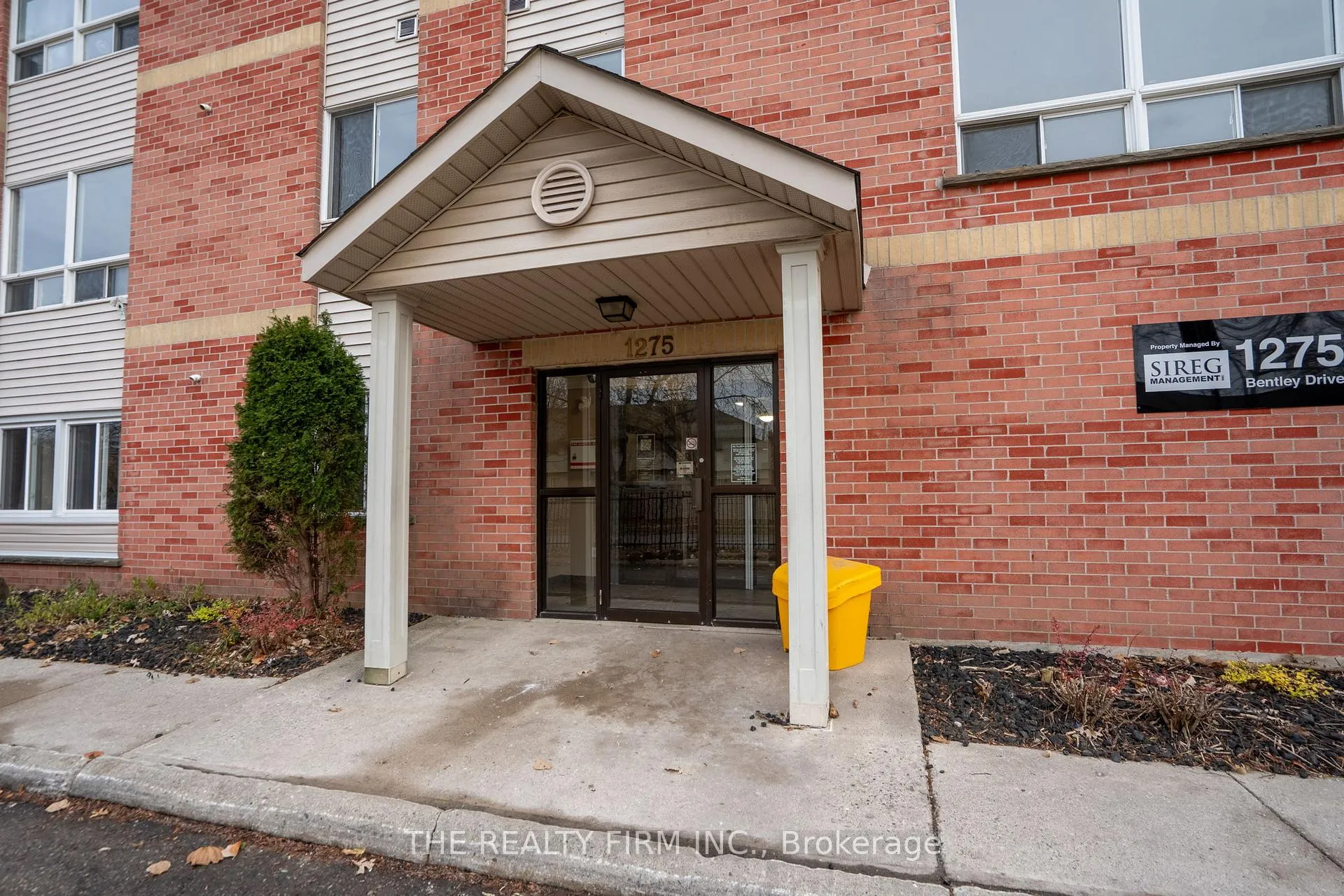 Front of Unit 310, 1275 Bentley Drive