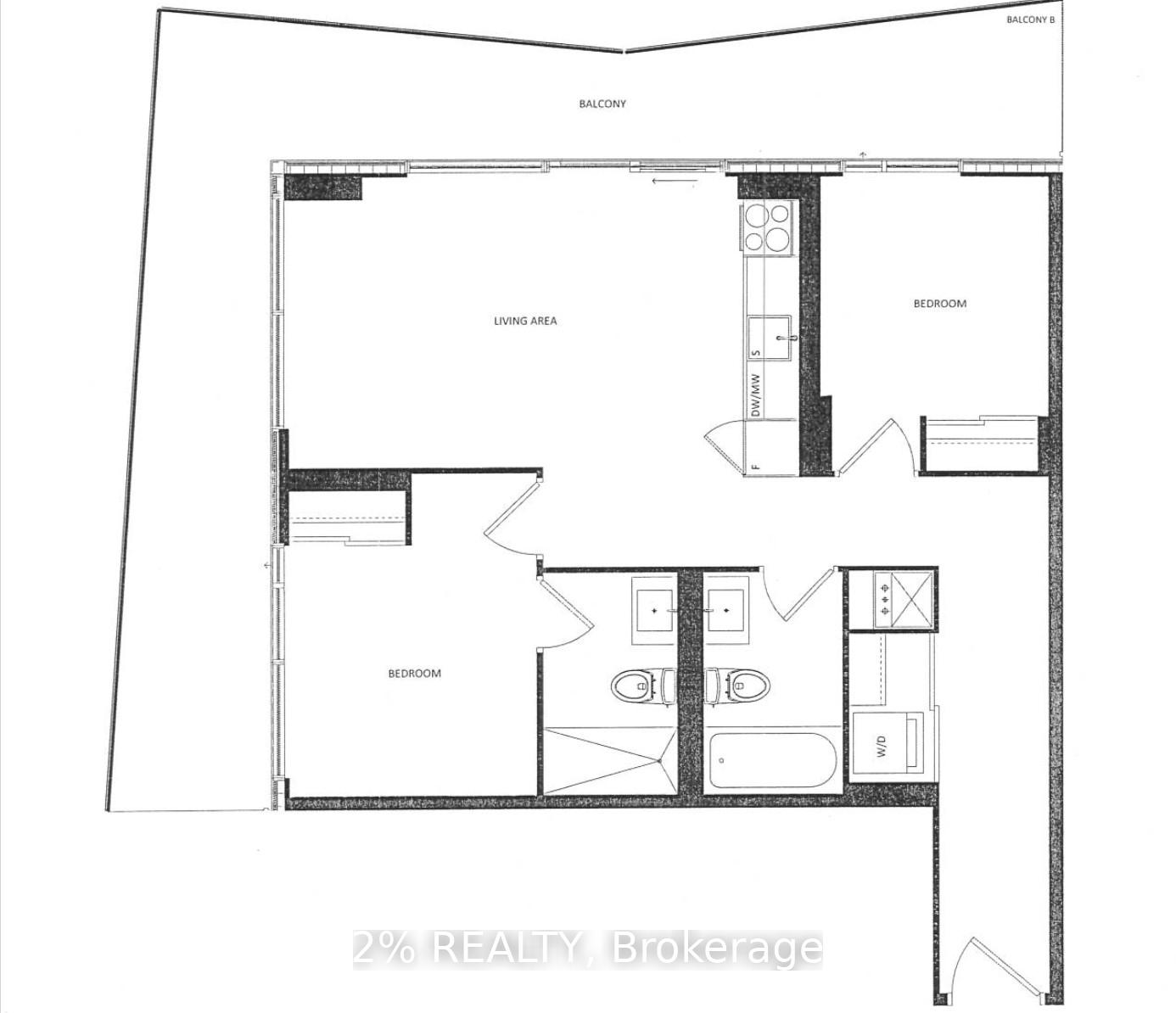 Photo 9 of Unit 1112, 60 Tannery Road, Toronto, Waterfront Communities — HOMEH