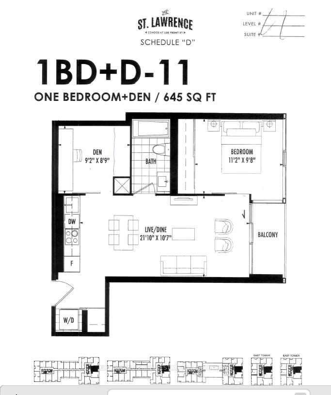 Photo 10 of Unit 1312, 158 Front Street E, Toronto, Moss Park — HOMEH