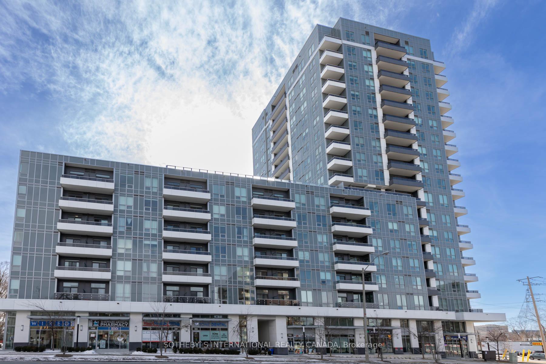 Front of Unit 505, 3121 Sheppard Avenue E