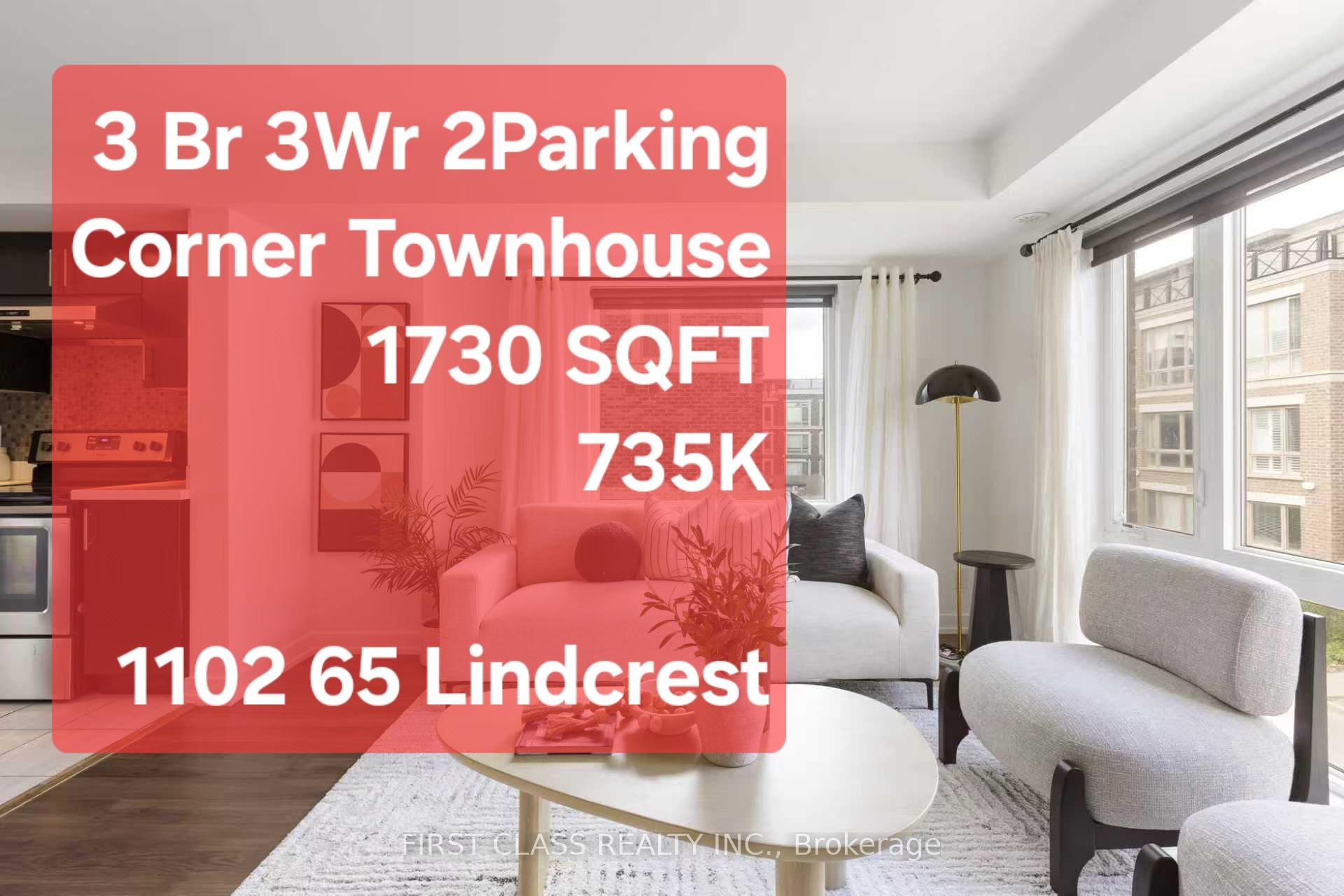 Photo 1 of Unit 1102, 65 Lindcrest Manor, Markham, Cornell — HOMEH