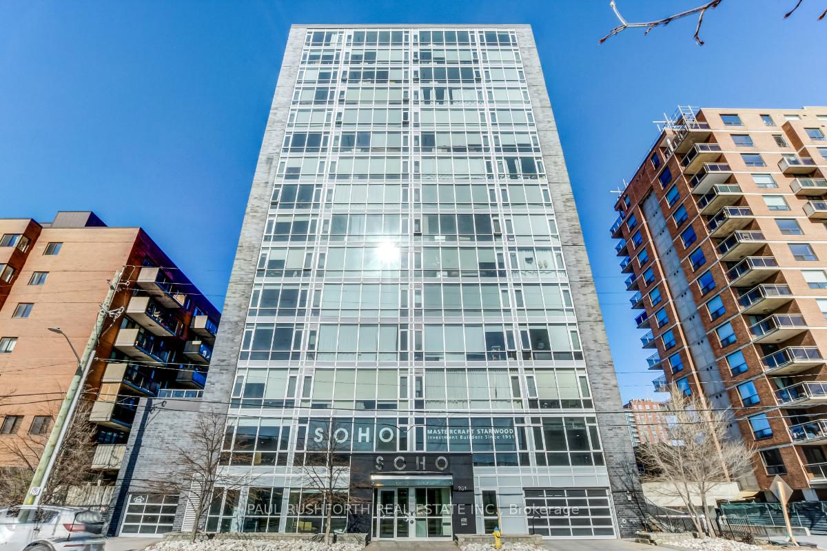 Front of Unit 1108, 201 Parkdale Avenue