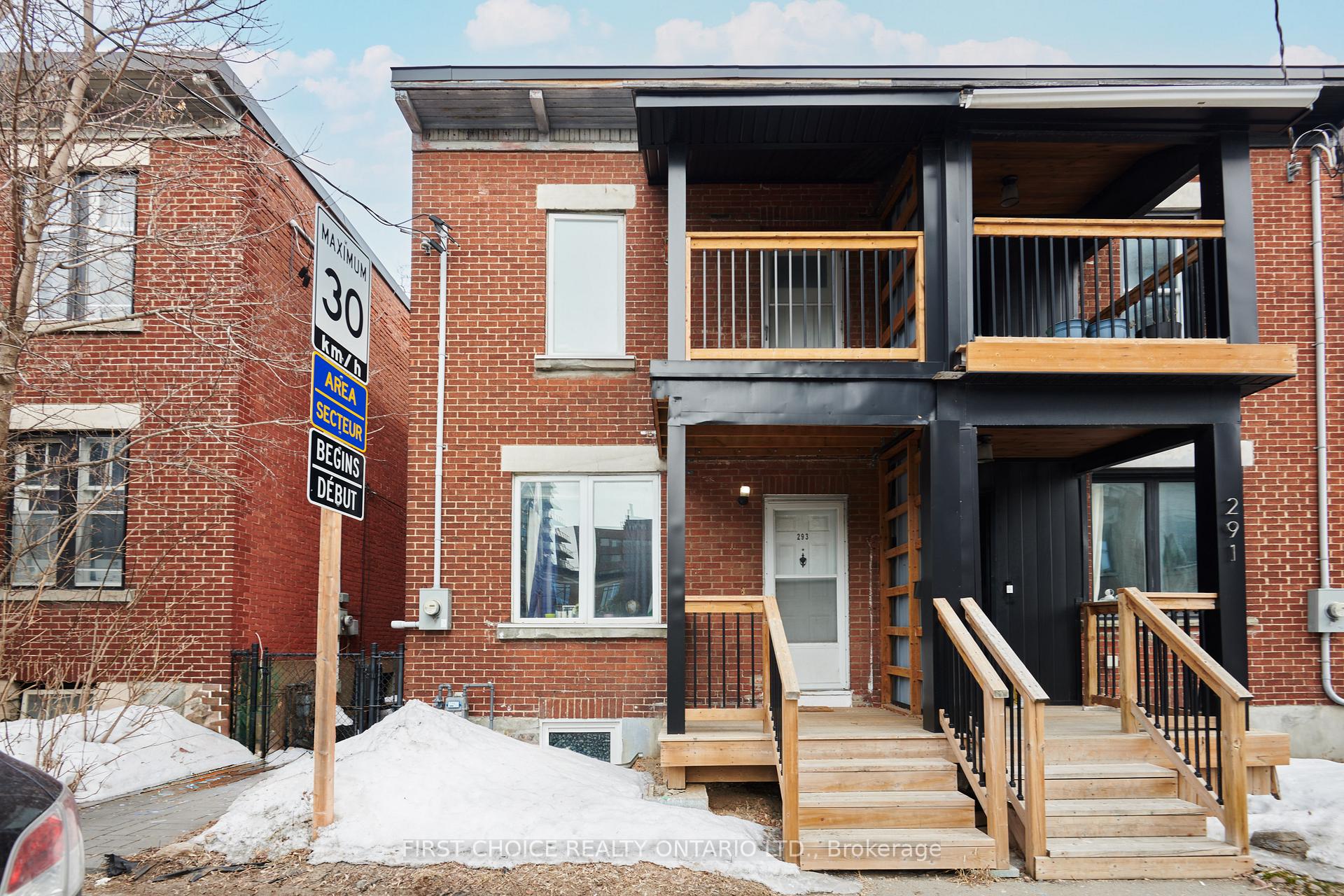 Front of 293 Powell Avenue