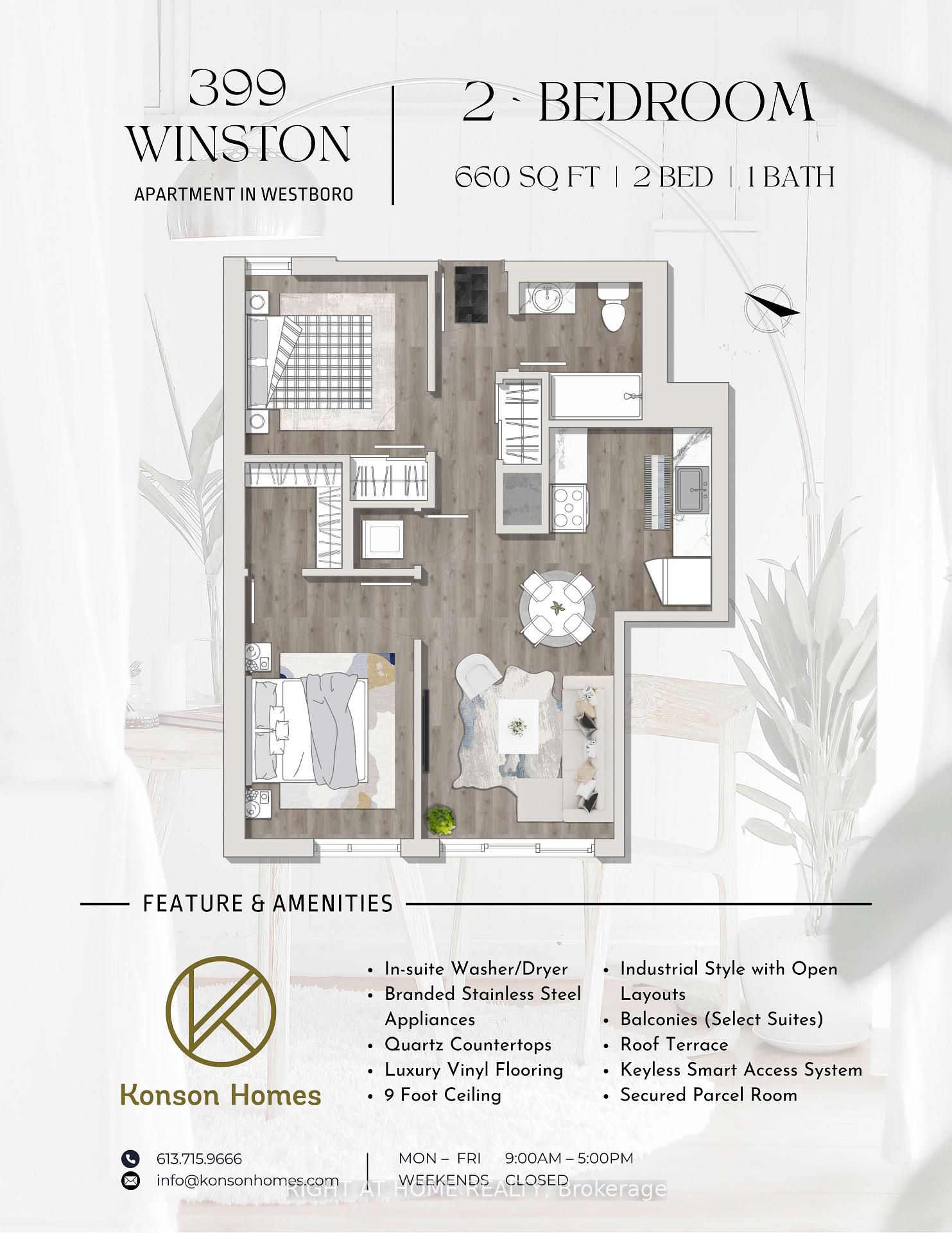 Photo 14 of Unit 607, 399 Winston Avenue, Ottawa, Westboro West — HOMEH