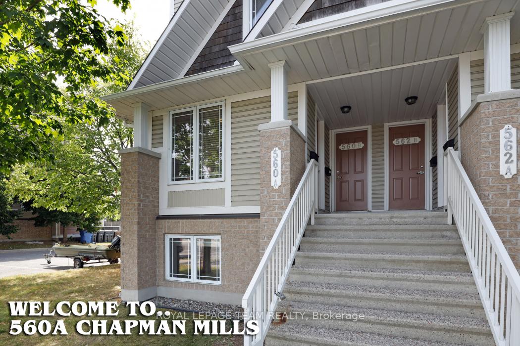 Front of Unit A, 560 Chapman Mills Drive