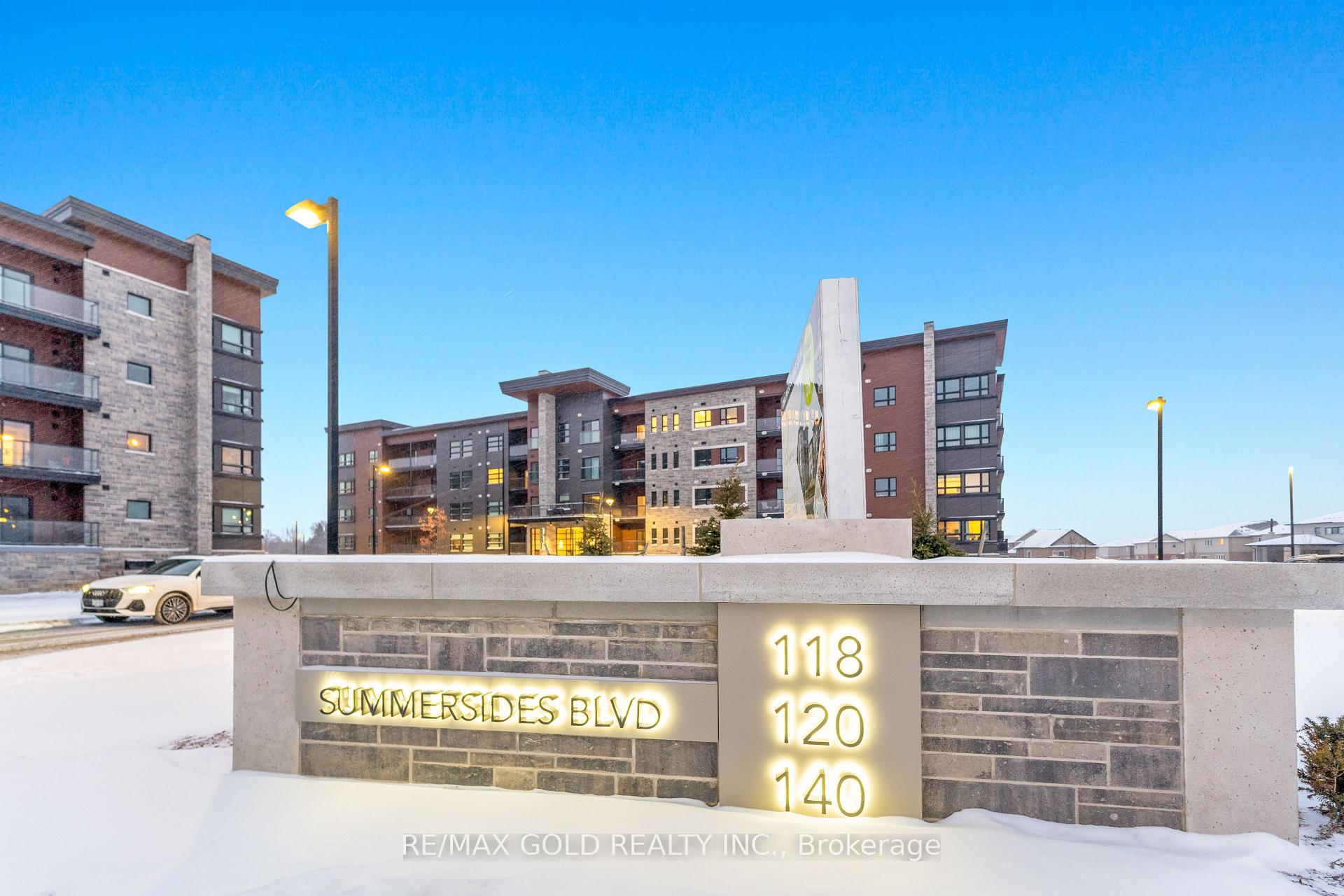 Front of Unit 401, 118 Summersides Boulevard