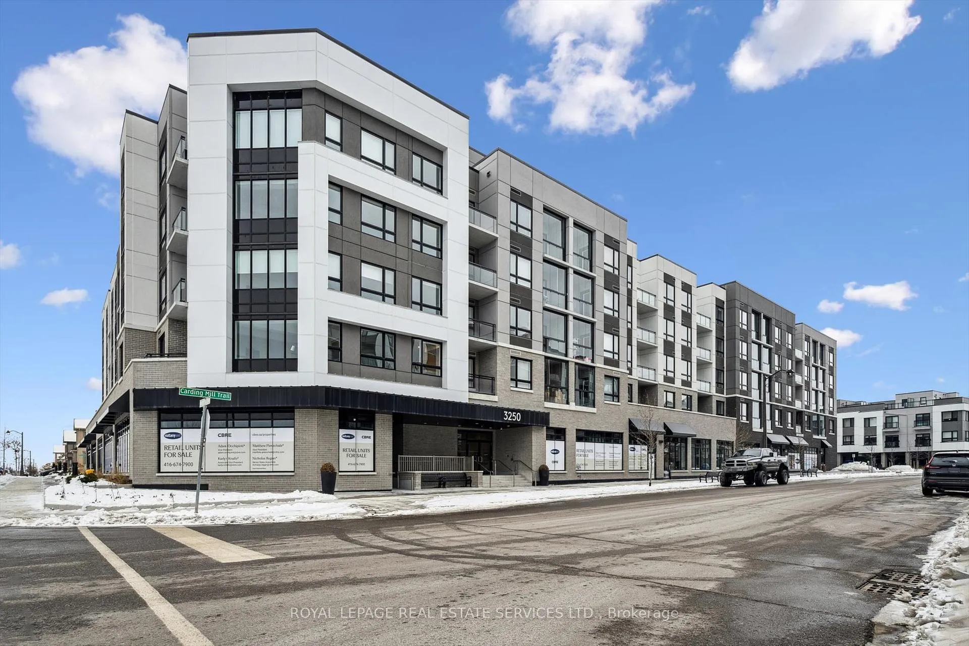 Front of Unit 223, 3250 Carding Mill Trail