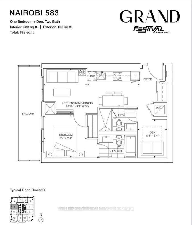 Photo 14 of Unit 2701, 8 Interchange Way, Vaughan, Vaughan Corporate Centre — HOMEH