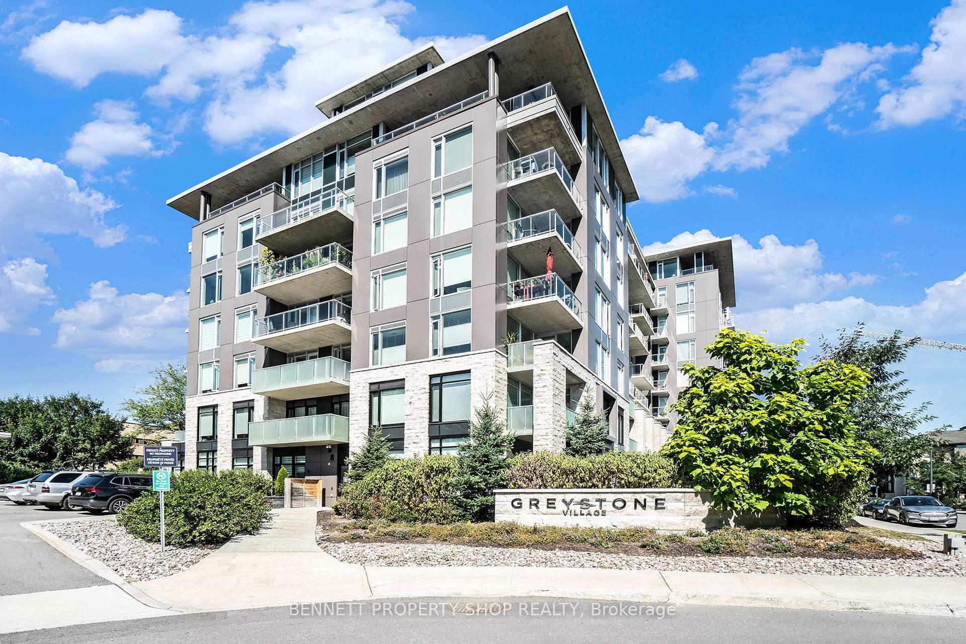 Front of Unit 105, 530 De Mazenod Avenue