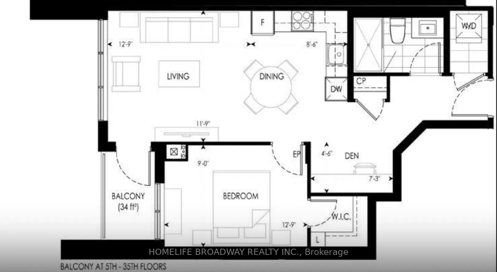 Photo 14 of Unit 1210, 12 Gandhi Lane, Markham, Commerce Valley — HOMEH