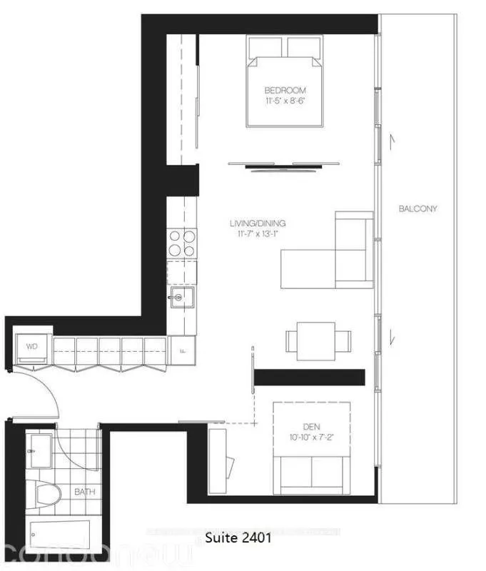 Photo 18 of Unit 2401, 50 Charles Street E, Toronto, Church-Yonge Corridor — HOMEH