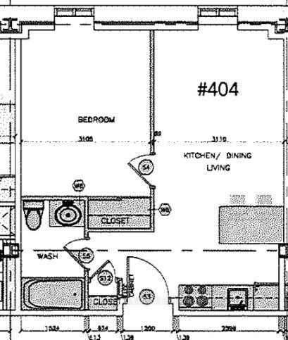Front of Unit 404, 70 King Street E