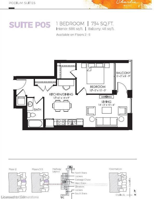 Photo 14 of Unit 405, 60 Charles Street, Kitchener, City Commercial Core — HOMEH