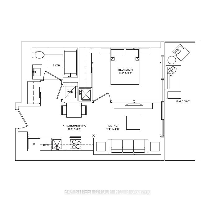 Front of Unit 4505, 138 Downes Street